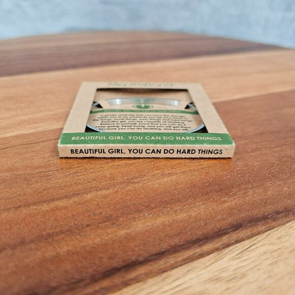 MantraBand Stainless Steel Bracelet Beautiful Girl You Can Do Hard Things New - Picture 5 of 7